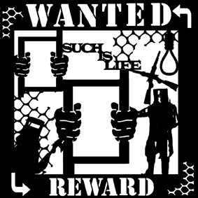 Wanted page pack 12 x 12   Buy in 1\"s
